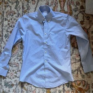 Small blue striped Brooks Brothers Regent Fit shirt
